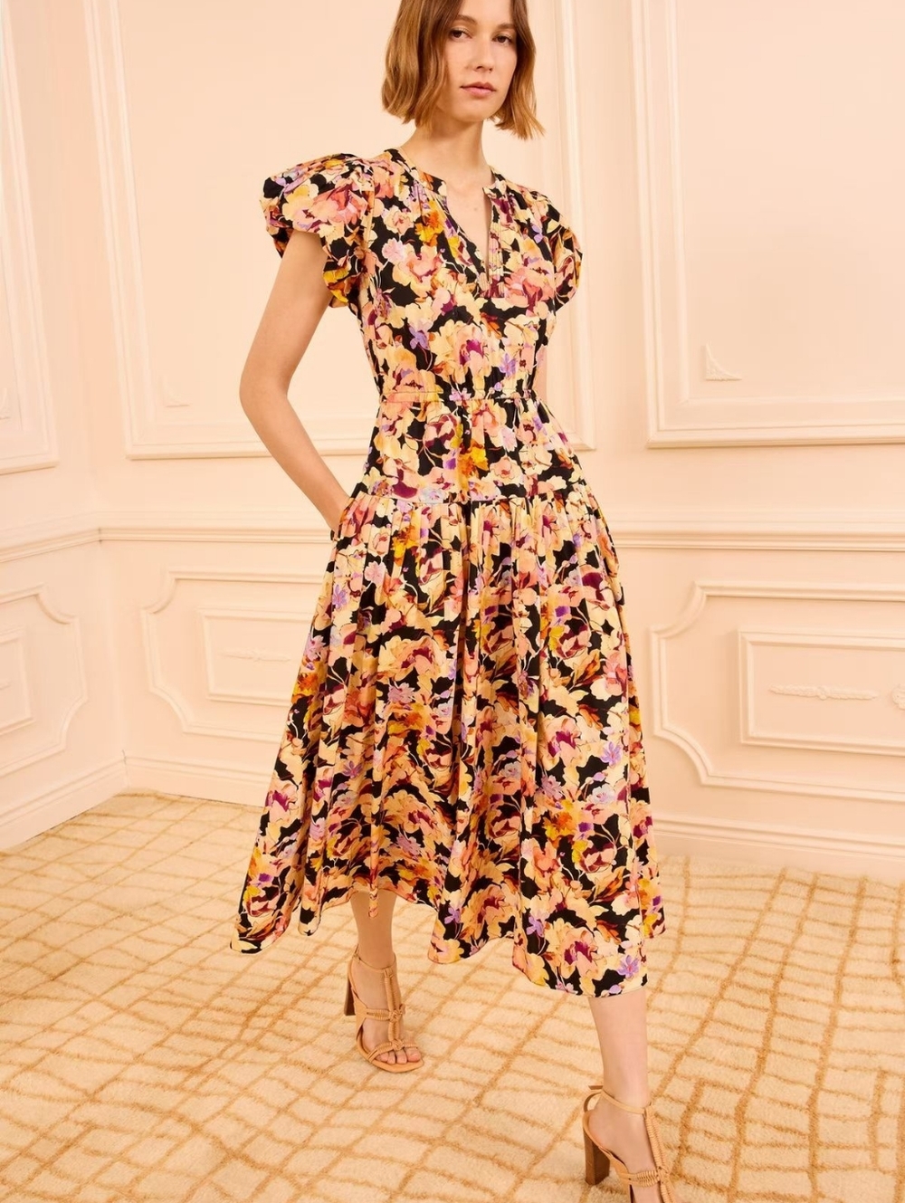 Ulla Johnson Marin Cotton Midi Dress